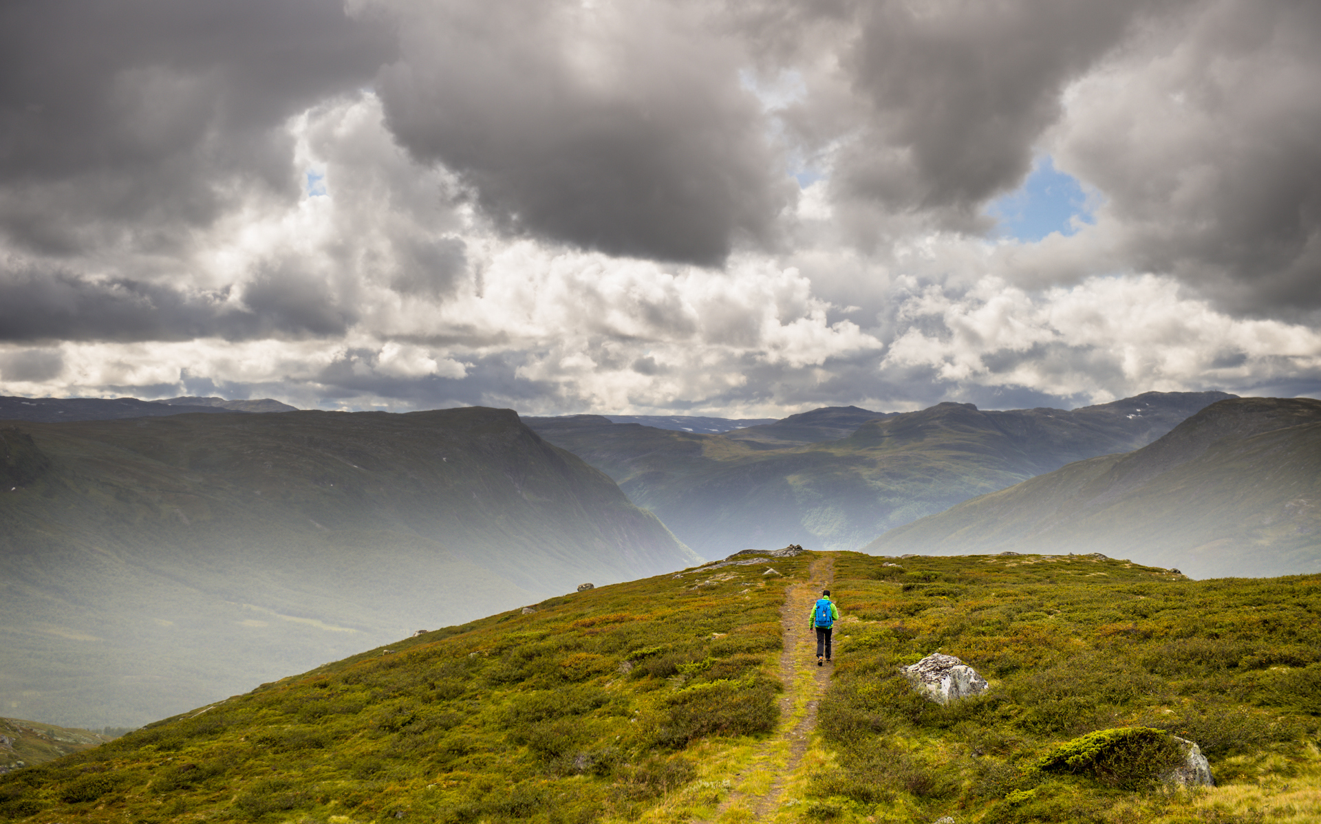 Kongevegen, Kyrkjestølen Maristova. Photo By Sverre Hjørnevik