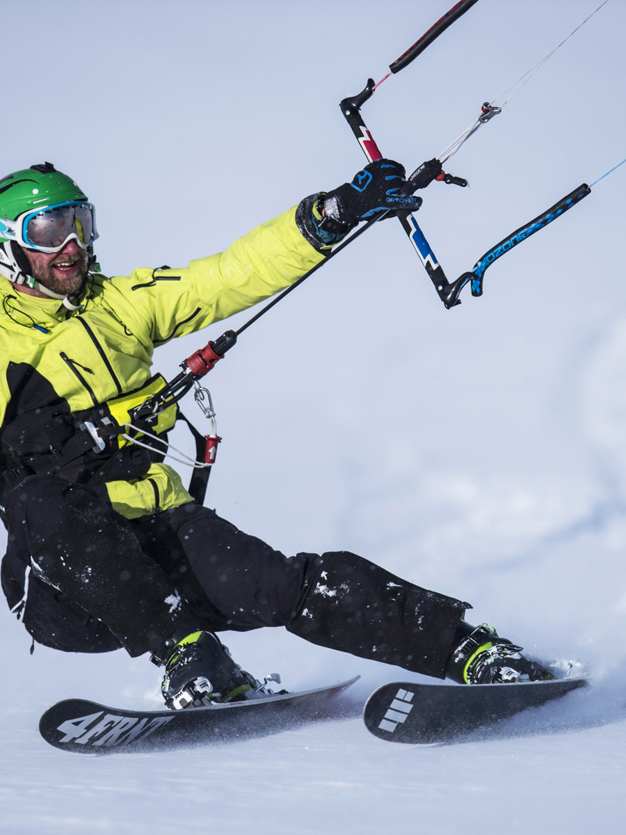 Kiting på Filefjell