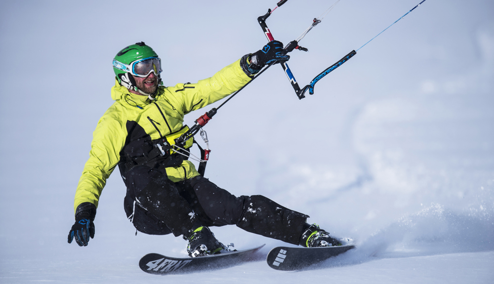 Kiting på Filefjell