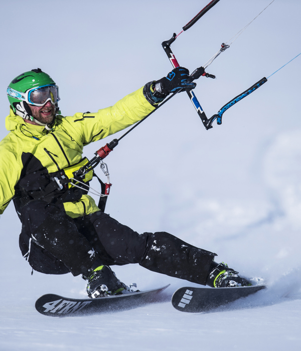 Kiting på Filefjell