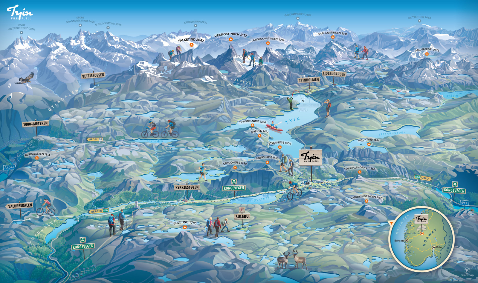 Tyin Filefjell Sommerkart